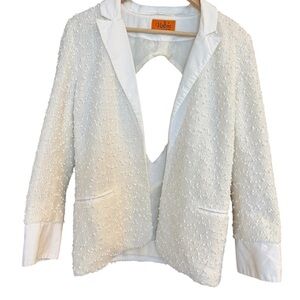VROOM by Joy Han L Excellent vintage condition  sparkling and Textured Blazer